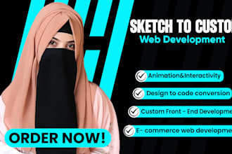 website development as full stack web developer, front end