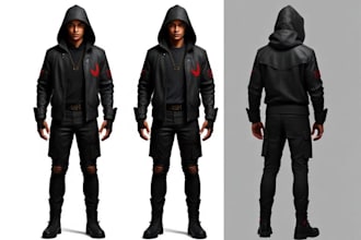 design pngtuber model or customized pngtuber character