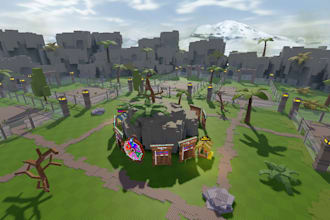 build a professional low poly roblox map or simulator world