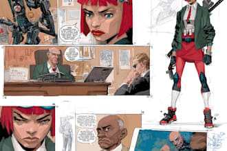 design characters and comic books