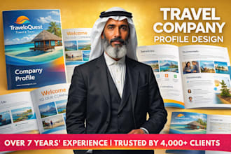 professional corporate portfolio, brochure or business proposal, flyers, memos