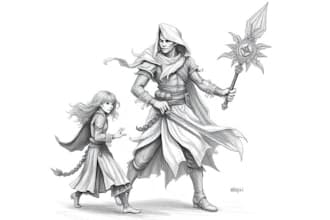 draw or design your dnd or other rp character
