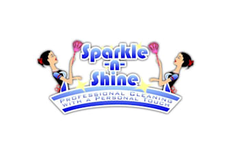design perfect cleaning logo for sparkle shine