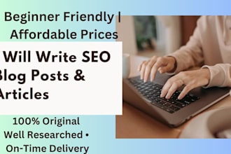 write lifestyle blog and SEO articles