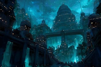 create concept art and illustration