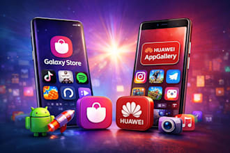 publish android apps on samsung galaxy store and huawei