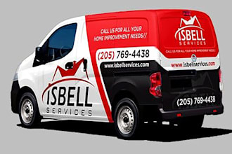 do mobile van, company van, camper van, custom van, any vehicle wrap design