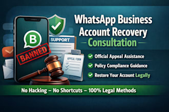 fix banned whatsapp business and restore your account safely