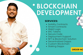 develop secure ethereum smart contracts in solidity for your web3 project