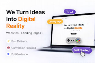 build a professional website that converts visitors into customers