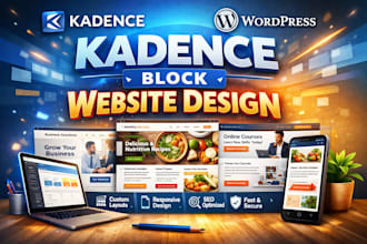 design gutenberg wordpress with kadence
