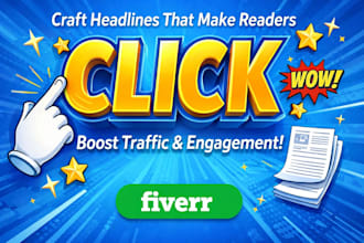 write headlines that make people click