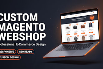 create a custom magento website or webshop for your business