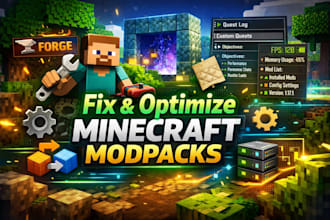 fix create and optimize minecraft modpacks datapacks forge and fabric mods