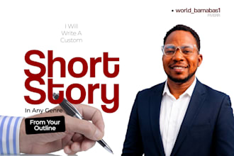 write a custom short story, fantasy fiction, ya, or sci fi  from your outline