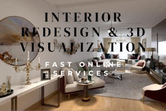 redesign and visualize your interior space professionally and fast