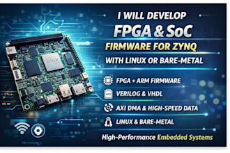 develop fpga and soc firmware for zynq with linux or bare metal