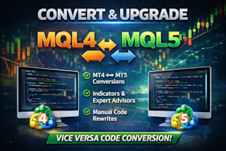 upgrade mql4 mt4 code to mql5 mt5 code