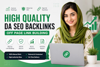create fundamental high quality da SEO backlinks offpage link building services