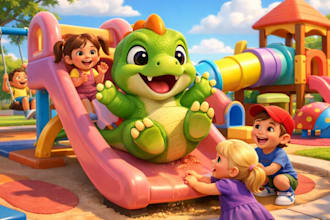 3d children story book illustration story book illustration