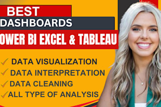 create perfect power bi tableau dashboard and data visualization
