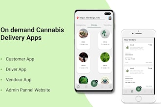 create your cannabis delivery apps and website