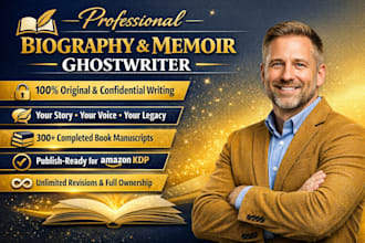 write your biography memoir nonfiction book manuscript