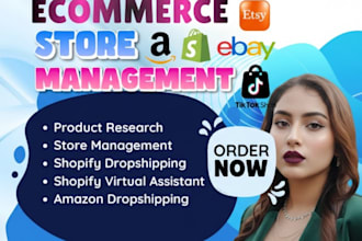 tiktok shop VA for product listing and management