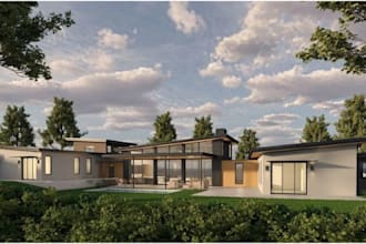 provide super realistic 3d rendering for architecture