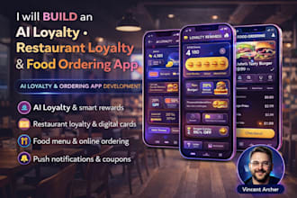 build ai loyalty app, restaurant loyalty app, food ordering app
