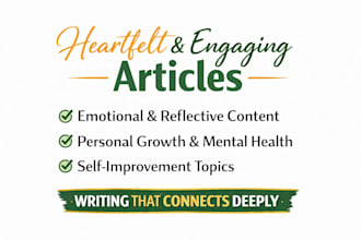 write blogs and articles for your medium