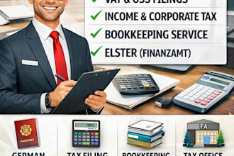 do german tax german vat bookkeeping income tax corporate tax tax return elster