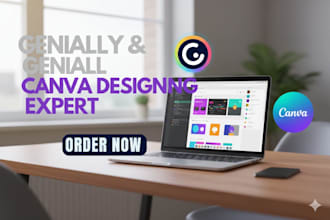 do interactive genially powerpoint prezi presentations, elearning course slides