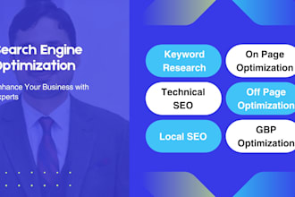 boost your rankings on google with full SEO and gbp services