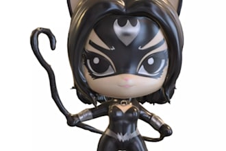 make 3d action figure,3d articulated toys,in zbrush,3d vinyl fantasy figure toys