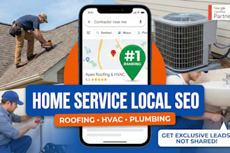 local SEO for roofing, hvac, and plumbing contractors