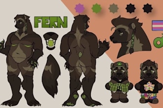 create fursona ref sheet furry reference sheet anthro furry oc furry ref sheet