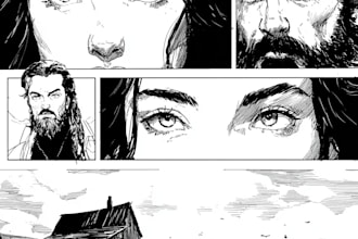 create comic book and custom illustrations