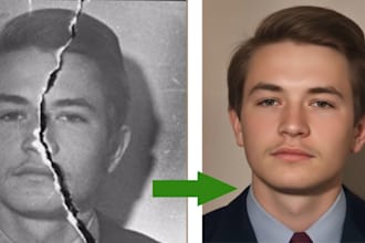 do photo restoration to clean HD