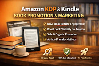 do amazon KDP book promotion, ebook marketing and kindle promotion