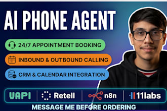 build ai voice agent in vapi, retell, n8n, synthflow
