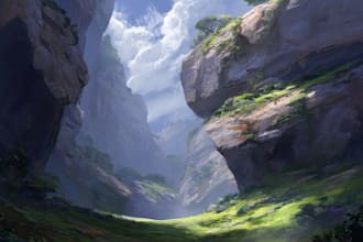 create environment concept art