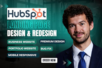 create and develop hubspot website, law firm, finance company portfolio website