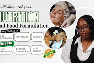 formulate energy drinks food products, vitamins nutritional beverages supplement