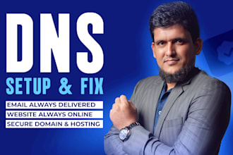 manage dns for your business email, domain, hosting and website