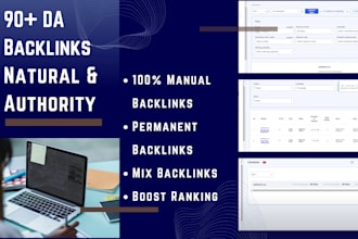create authority backlinks on 90 plus domain authority website