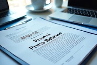 write a professional cnbc style press release for your business