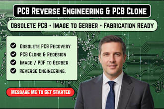 reverse pcb engineering from obsolete pcb,image to gerber,pcb clone