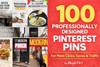 create eye catching pinterest pin designs for your website