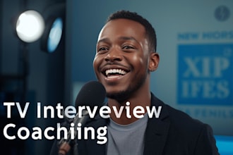 expert TV interview preparation and on air coaching